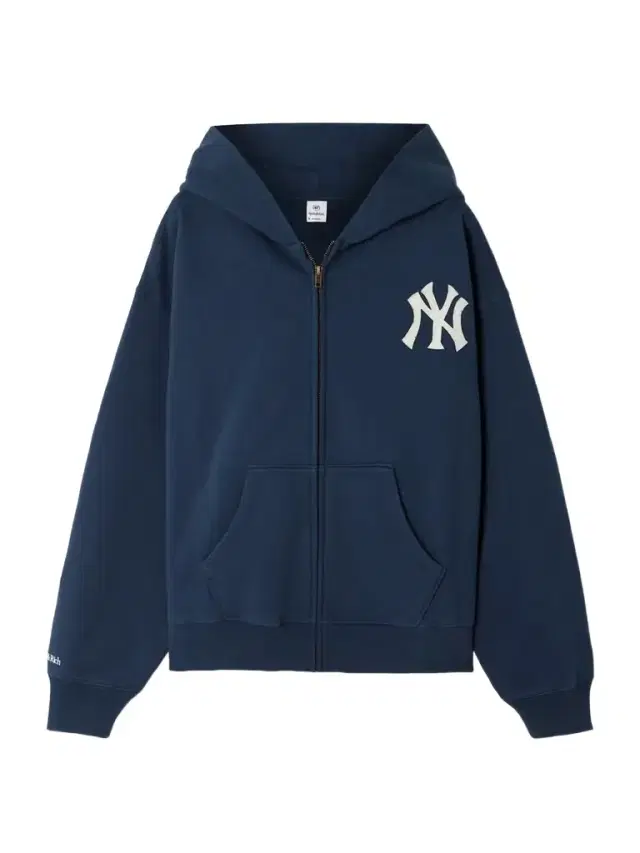 + New York Yankees Serif Cotton-jersey Zip-up Hoodie