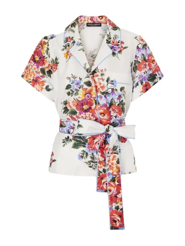 Printed Silk-twill Shirt