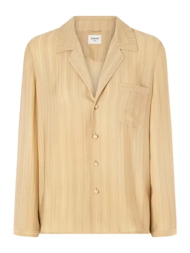 Striped Silk-jacquard Shirt