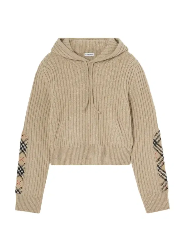 Checked Bouclé-trimmed Ribbed Wool And Cashmere-blend Hoodie