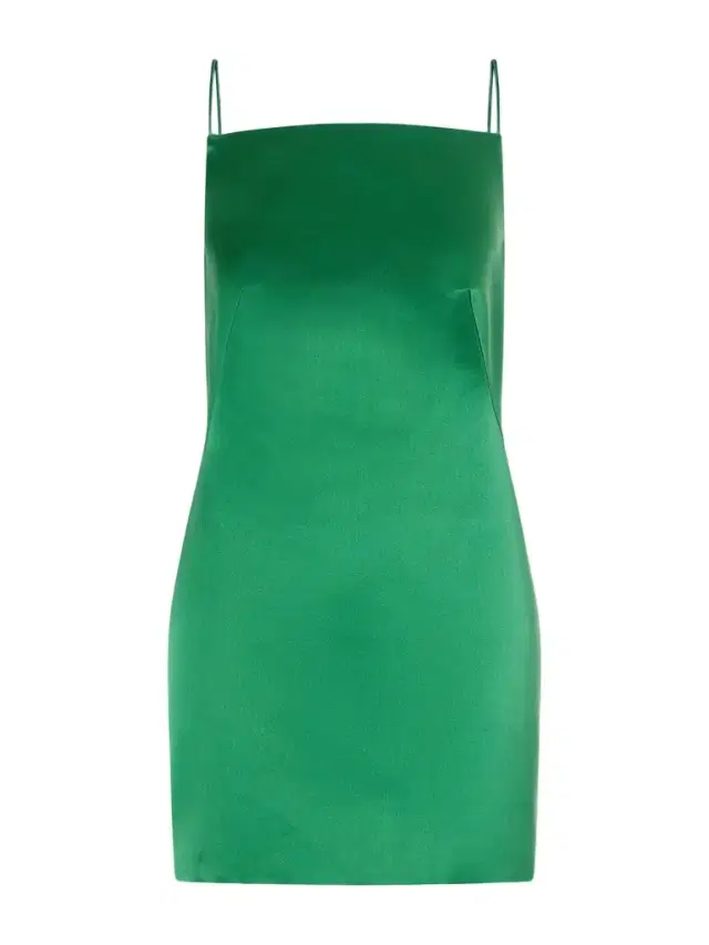 Silk-satin Mini Dress