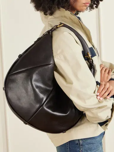 Saint Laurent Mombasa Paneled Leather Shoulder Bag | Thumbnail 2 Saint Laurent Mombasa Paneled Leather Shoulder Bag | Thumbnail 2