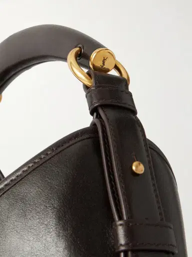 Saint Laurent Mombasa Paneled Leather Shoulder Bag | Thumbnail 5 Saint Laurent Mombasa Paneled Leather Shoulder Bag | Thumbnail 5
