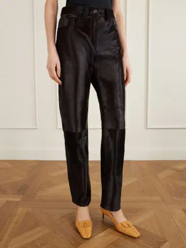 Khaite Callum Calf Hair Straight-leg Pants | Thumbnail 3