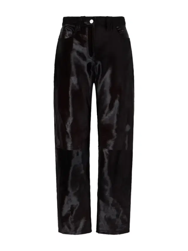 Callum Calf Hair Straight-leg Pants