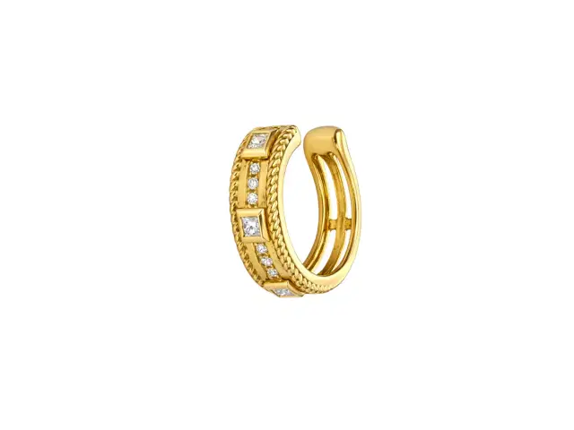 Wish Fine Jewelry 0.22ct Diamond 14K Gold Ear Cuff