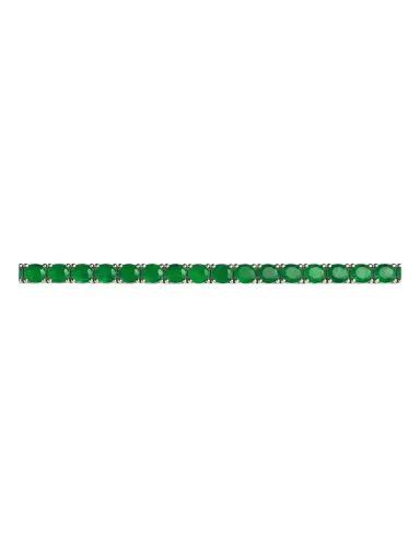 Wish Fine Jewelry 15.32ct Emerald 14K Gold Tennis Bracelet | Thumbnail 1 Wish Fine Jewelry 15.32ct Emerald 14K Gold Tennis Bracelet | Thumbnail 1