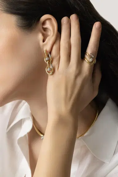 DAVID WEBB Diamond Bent Nail Ring 1 | Thumbnail 4