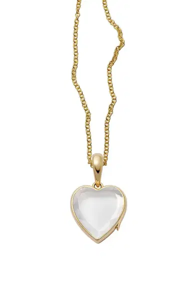 LOQUET Midi Heart Locket Necklace | Thumbnail 1