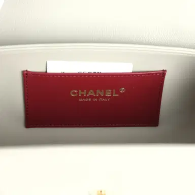 Chanel Chanel Preppy Coco Bowling Bag Light Green Shiny Caviar Brushed Gold Hardware | Thumbnail 9 Chanel Chanel Preppy Coco Bowling Bag Light Green Shiny Caviar Brushed Gold Hardware | Thumbnail 9