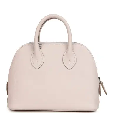 HERMÈS Hermes 1923 Bolide Mini Mauve Pale Verso Evercolor Palladium Hardware | Thumbnail 5