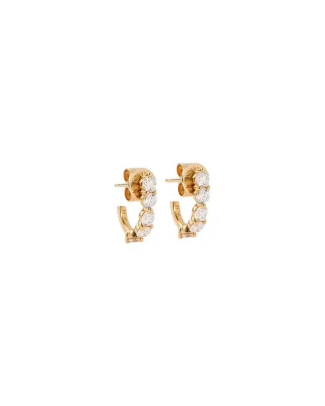 Jennifer Fisher Floating Five Diamond Huggies