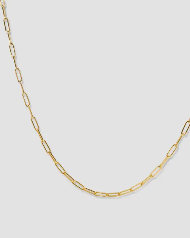 Jennifer Fisher Long Link Chain in 18K Yellow Gold