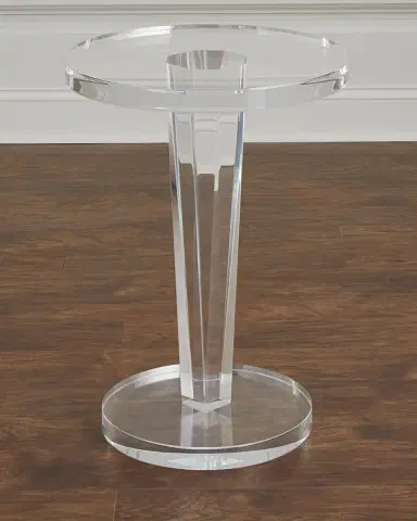 Interlude Home Lisette Acrylic Round Side Table | Thumbnail 2