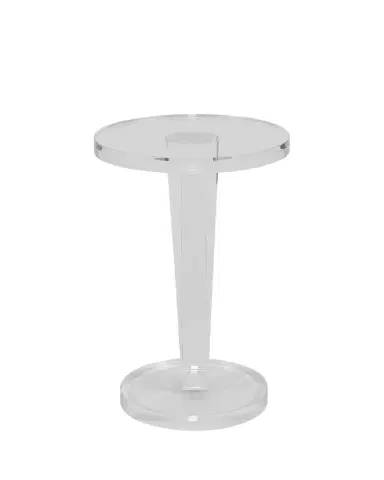 Interlude Home Lisette Acrylic Round Side Table | Thumbnail 1