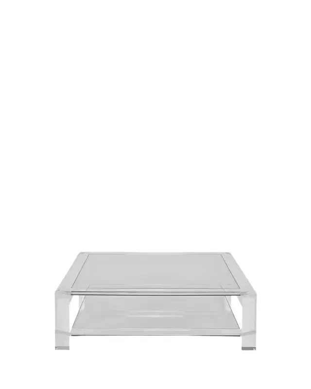 Interlude Home Surrey Acrylic Square Cocktail Table