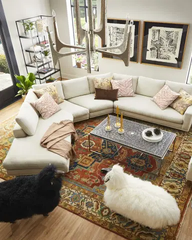 Interlude Home Magali Sheepskin Bench | Thumbnail 2