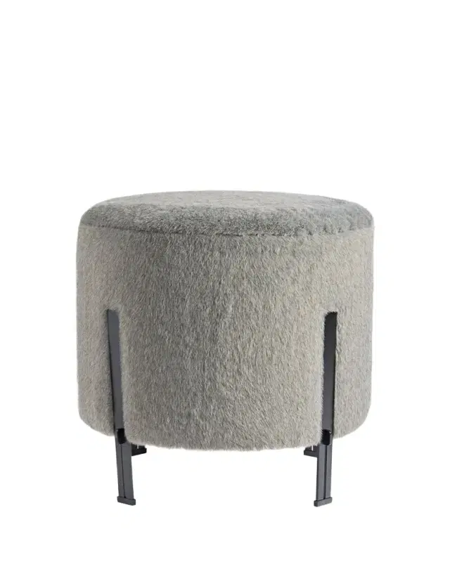 Bexley Faux Fur Stool