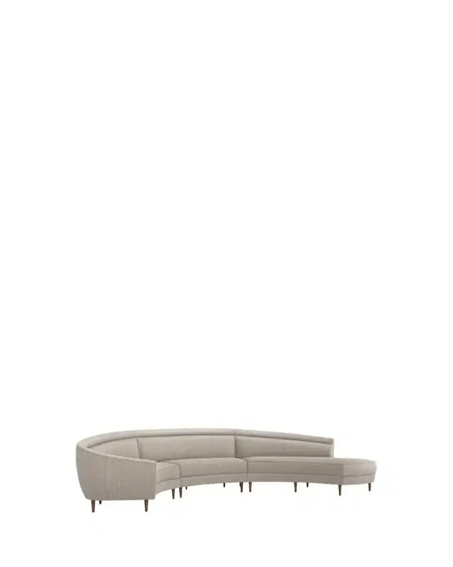 Capri 3-Piece Right Chaise Sectional