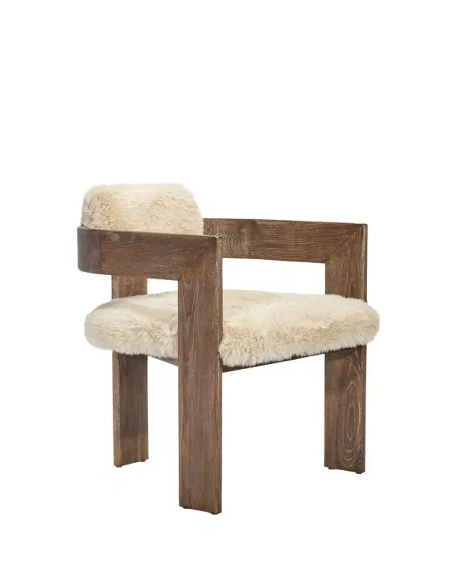 Jonah Faux Fur Dining Chair