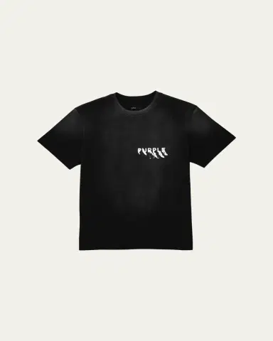 PURPLE Men's Painted Wordmark Tee | Thumbnail 3