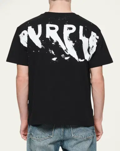 PURPLE Men's Painted Wordmark Tee | Thumbnail 5