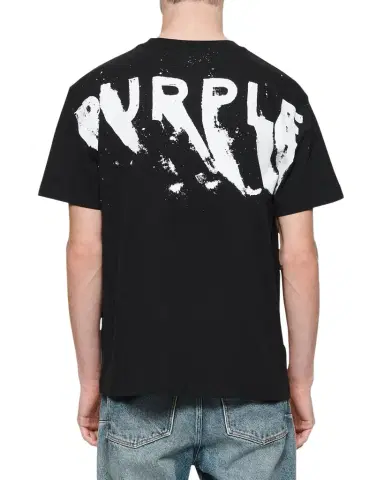 PURPLE Men's Painted Wordmark Tee | Thumbnail 1
