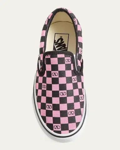 Valentino Garavani x Vans Classic Slip-On Checkerboard Shoes | Thumbnail 4 Valentino Garavani x Vans Classic Slip-On Checkerboard Shoes | Thumbnail 4