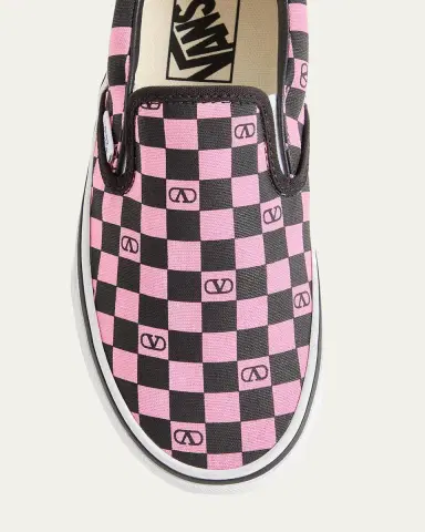 Valentino Garavani x Vans Classic Slip-On Checkerboard Shoes | Thumbnail 5 Valentino Garavani x Vans Classic Slip-On Checkerboard Shoes | Thumbnail 5