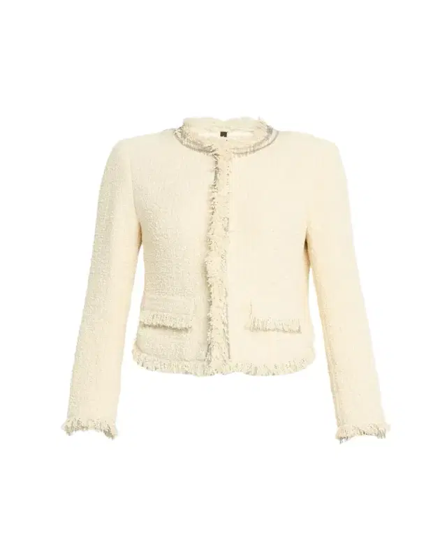 Kobi Halperin Lando Fringe-Trim Boucle Jacket