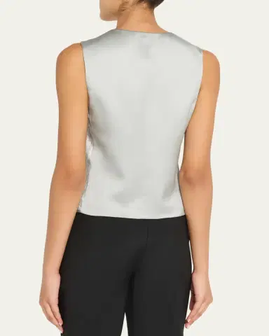 Giorgio Armani Watercolor-Print Slim Waistcoat | Thumbnail 3