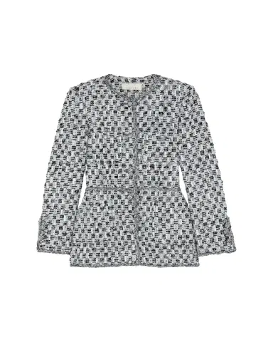 LIBEROWE Diya Metallic Tweed Single-Breasted Jacket | Thumbnail 1 LIBEROWE Diya Metallic Tweed Single-Breasted Jacket | Thumbnail 1