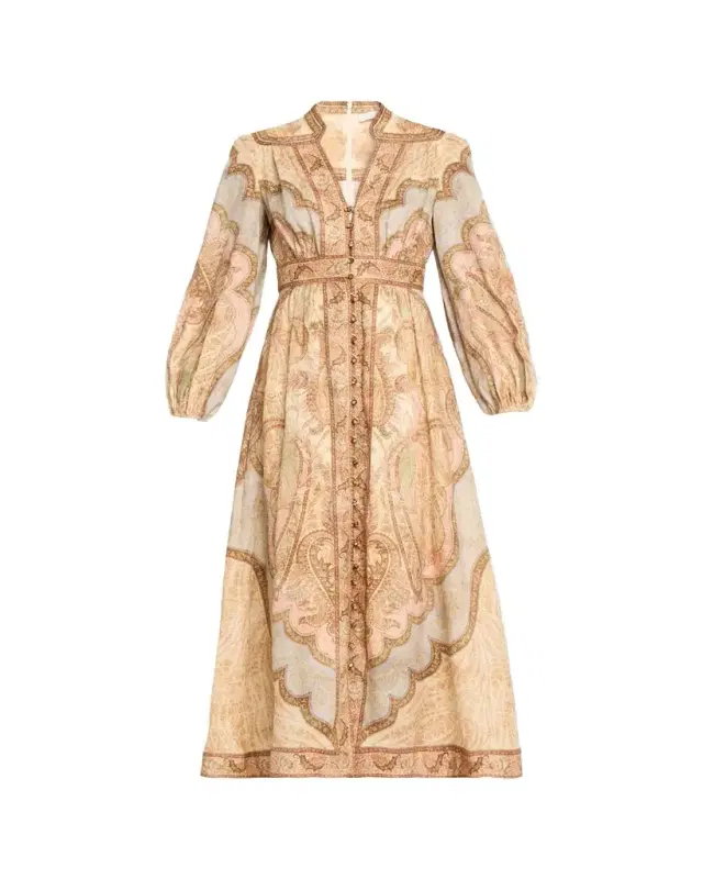 Wanderlust Plunge Midi Dress