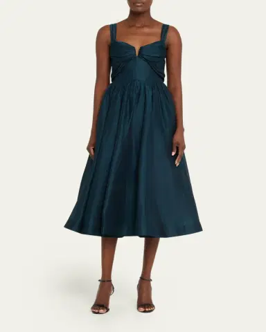 Zimmermann Rebellion Drape Midi Dress | Thumbnail 2 Zimmermann Rebellion Drape Midi Dress | Thumbnail 2