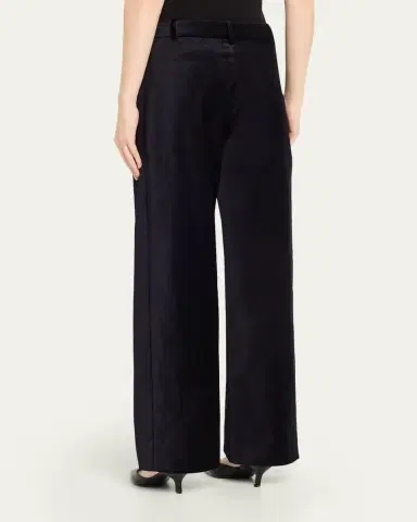 LIBEROWE Alice Velvet Straight-Leg Trousers | Thumbnail 3