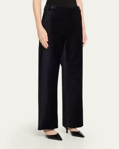 LIBEROWE Alice Velvet Straight-Leg Trousers | Thumbnail 4