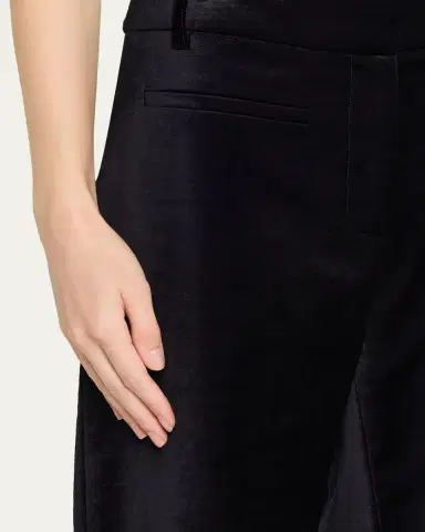 LIBEROWE Alice Velvet Straight-Leg Trousers | Thumbnail 5
