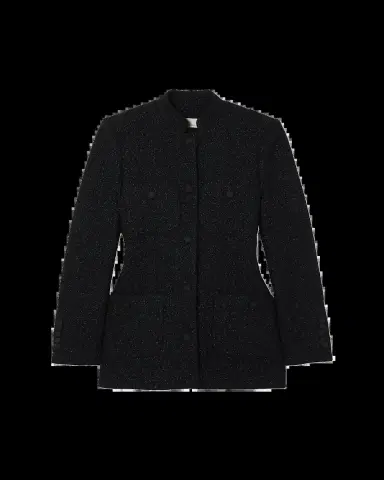 LIBEROWE Raja Metallic Wool Single-Breasted Jacket | Thumbnail 2