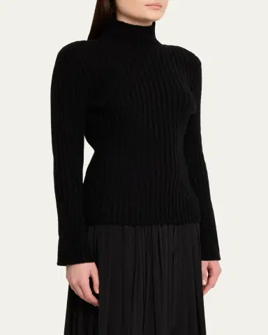 Lafayette 148 New York Ribbed Bell-Sleeve Sweater | Thumbnail 4 Lafayette 148 New York Ribbed Bell-Sleeve Sweater | Thumbnail 4