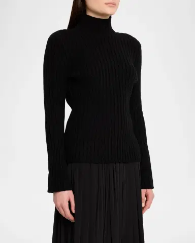 Lafayette 148 New York Ribbed Bell-Sleeve Sweater | Thumbnail 8 Lafayette 148 New York Ribbed Bell-Sleeve Sweater | Thumbnail 8