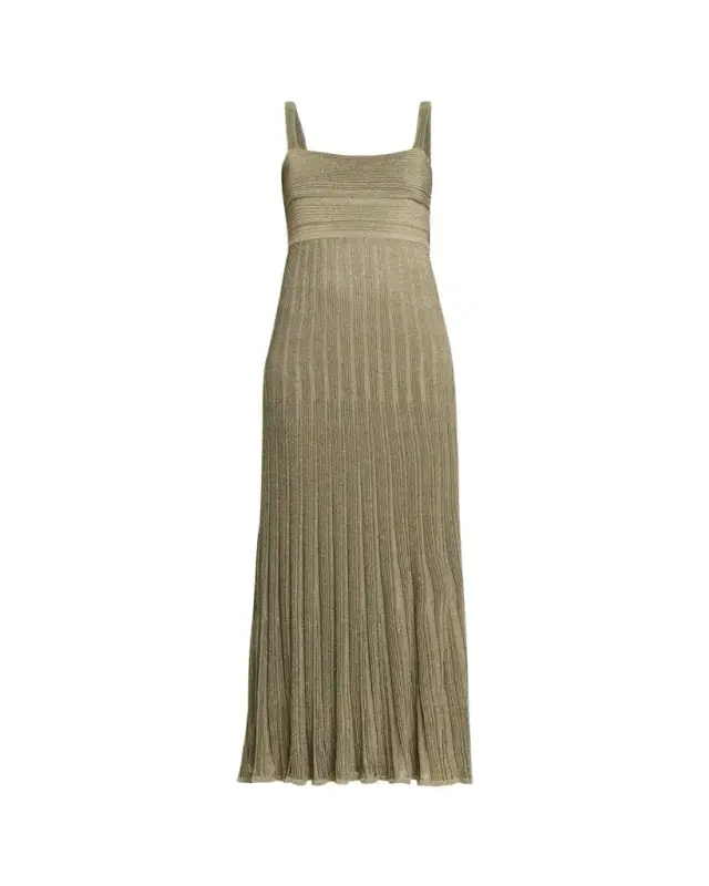 Zimmermann Wanderlust Metallic Midi Dress
