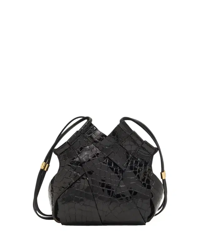 Ulla Johnson Charlotte Woven Leather Crossbody Bag