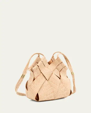 Ulla Johnson Charlotte Woven Embossed Leather Crossbody Bag | Thumbnail 3