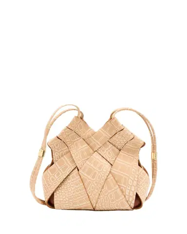 Ulla Johnson Charlotte Woven Embossed Leather Crossbody Bag | Thumbnail 1