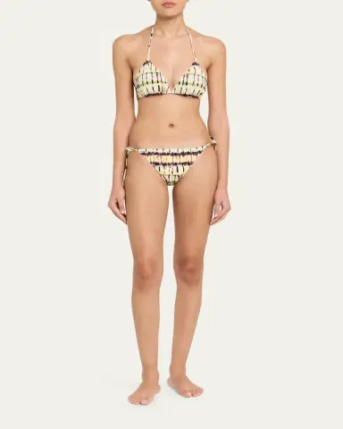 Ulla Johnson Maya Floral String Bikini Top | Thumbnail 2 Ulla Johnson Maya Floral String Bikini Top | Thumbnail 2
