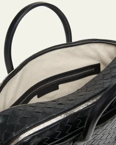 Bottega Veneta Men's Getaway Intrecciato Large Briefcase | Thumbnail 4