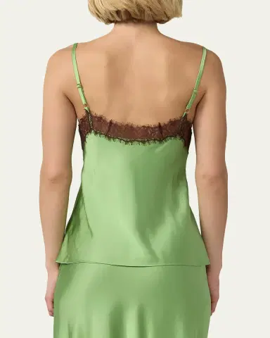 Diane von Furstenberg Camille Lace-Trim Empire Cami | Thumbnail 3 Diane von Furstenberg Camille Lace-Trim Empire Cami | Thumbnail 3