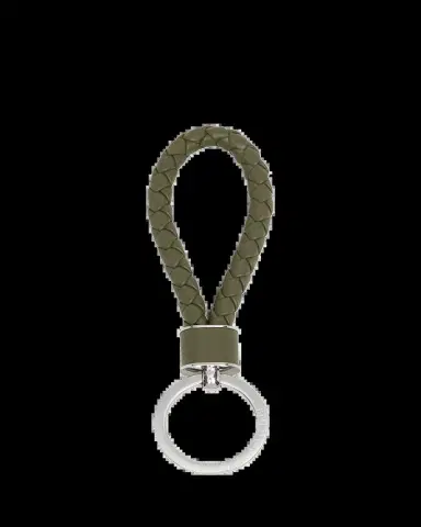 Bottega Veneta Men's Intreccio Key Ring | Thumbnail 2