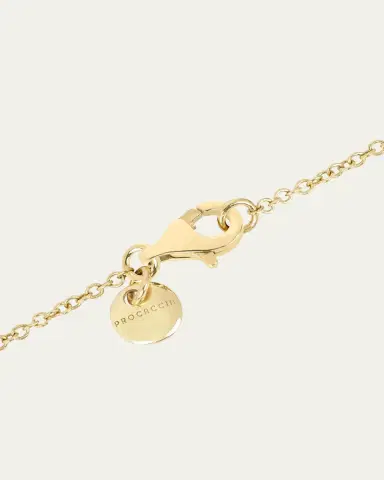 Procaccia Jewelry 18K Yellow Gold The Good Eye Pendant Necklace | Thumbnail 4 Procaccia Jewelry 18K Yellow Gold The Good Eye Pendant Necklace | Thumbnail 4