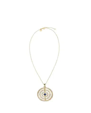 Procaccia Jewelry 18K Yellow Gold The Good Eye Pendant Necklace | Thumbnail 1 Procaccia Jewelry 18K Yellow Gold The Good Eye Pendant Necklace | Thumbnail 1